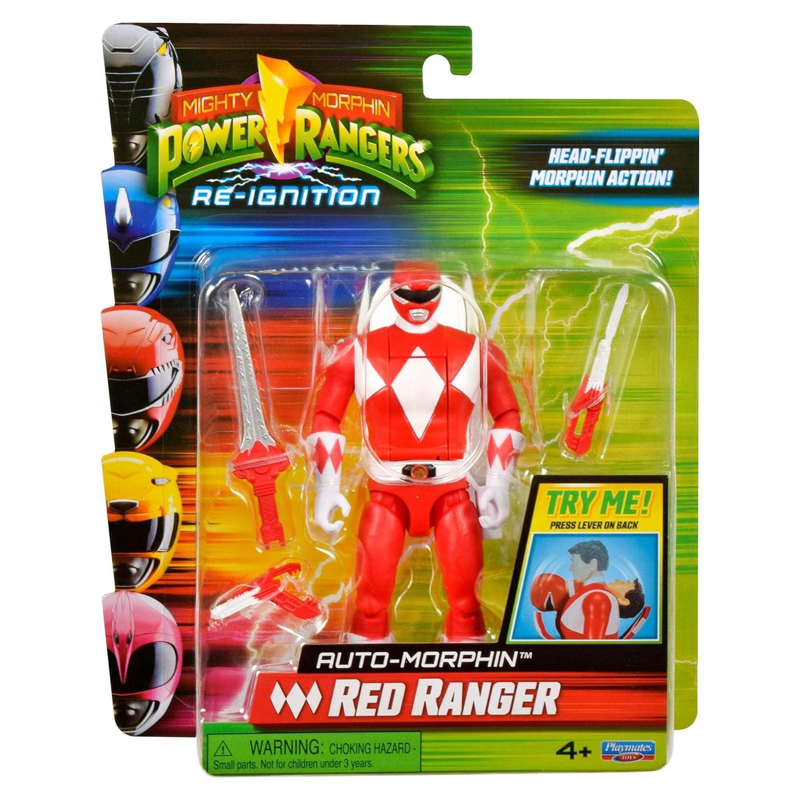 Figura de Acción Ranger Rojo Mighty Morphin Power Rangers 19cm