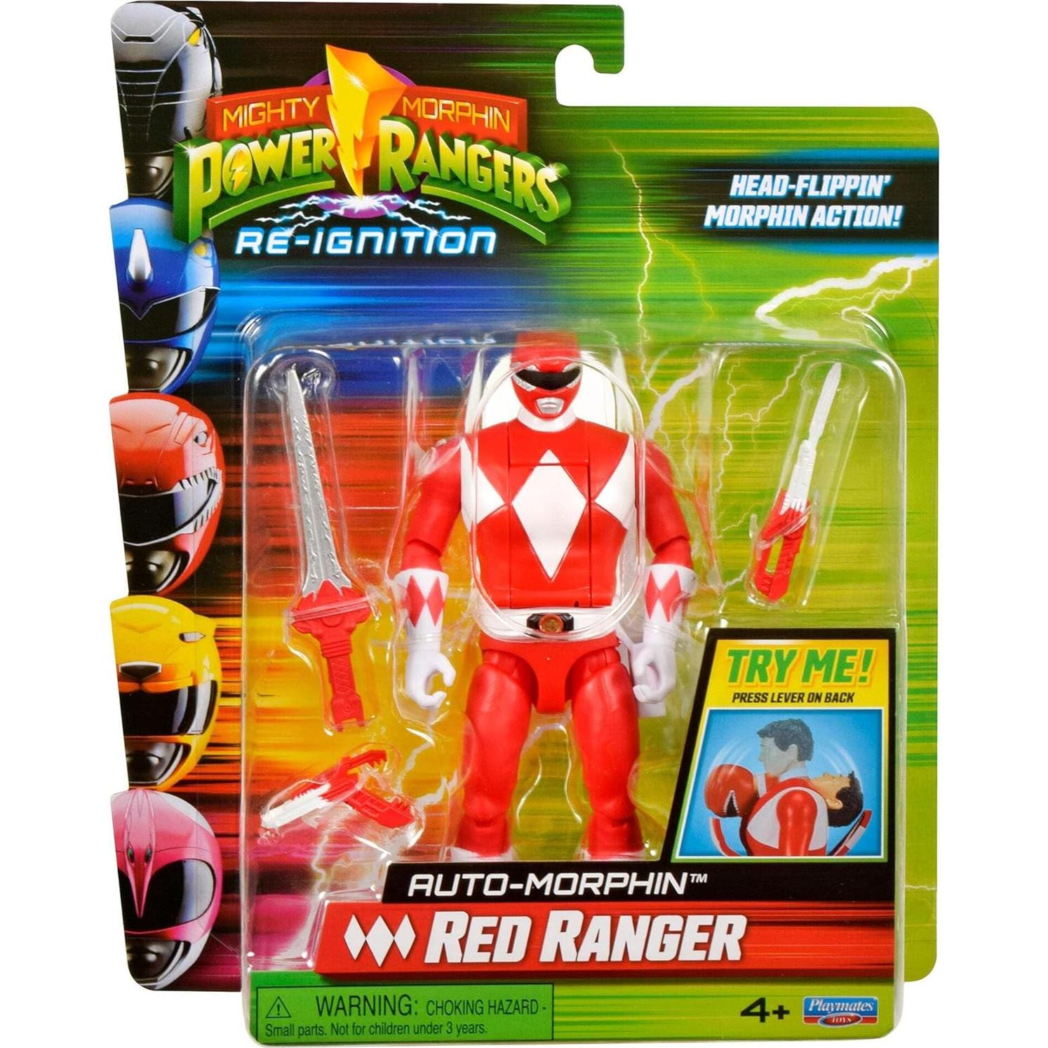 Figura de Acción Ranger Rojo Mighty Morphin Power Rangers 19cm