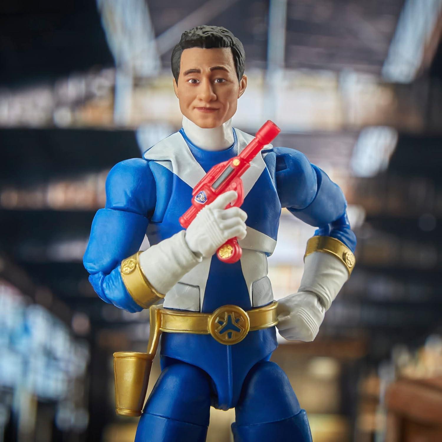 Figura de acción Power Ranger Blue Lightspeed Rescue 17 cm