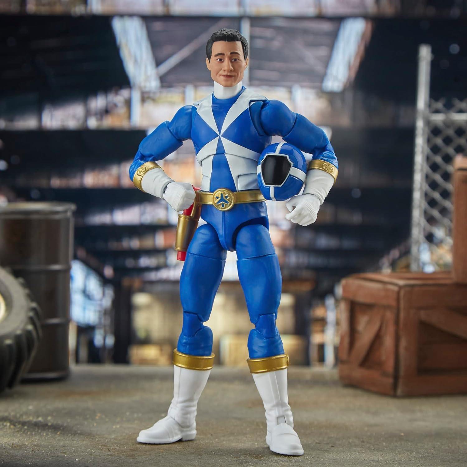 Figura de acción Power Ranger Blue Lightspeed Rescue 17 cm
