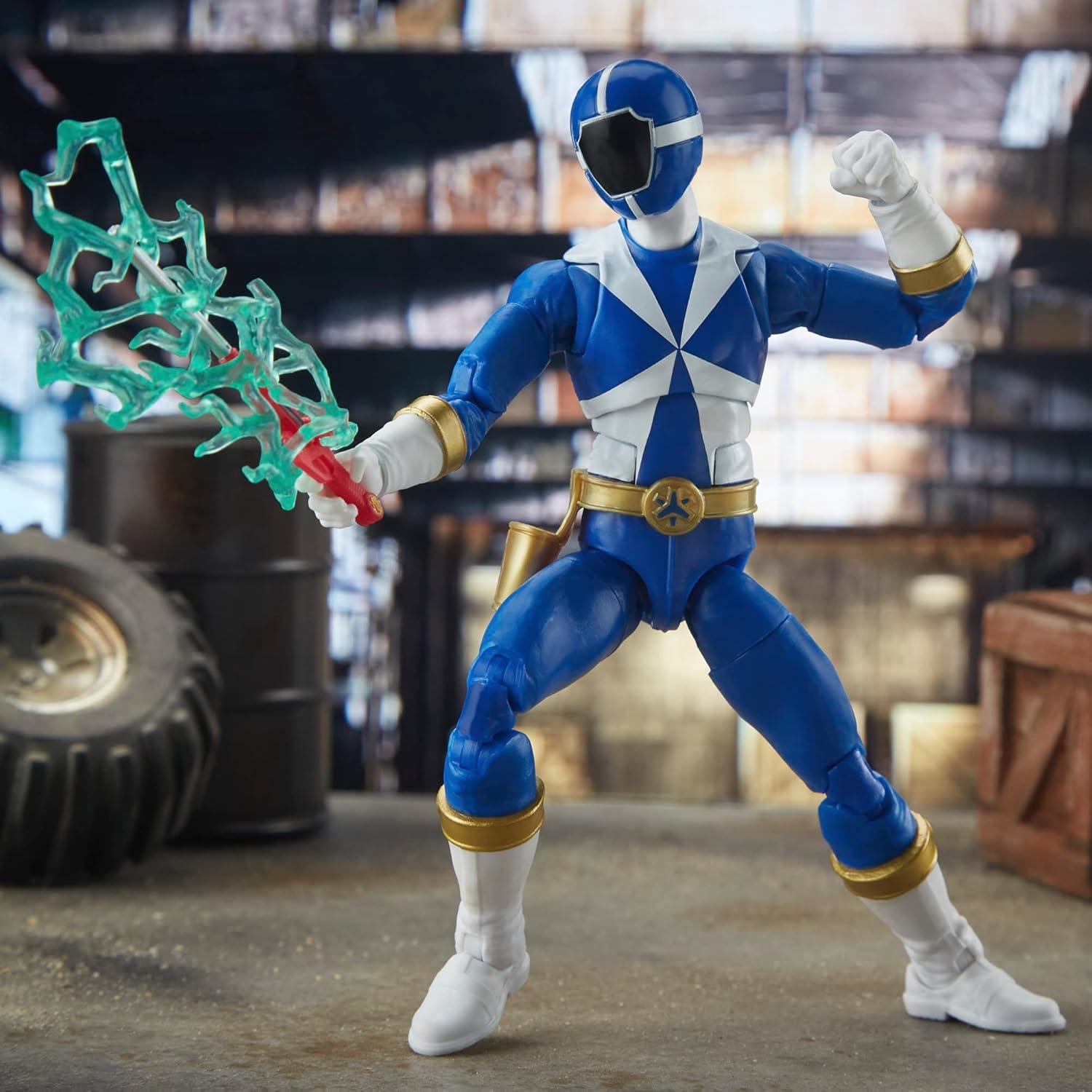 Figura de acción Power Ranger Blue Lightspeed Rescue 17 cm