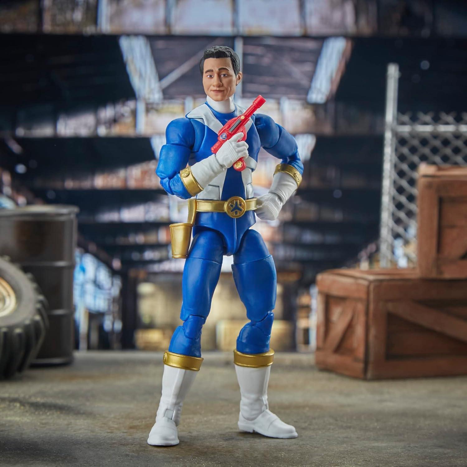 Figura de acción Power Ranger Blue Lightspeed Rescue 17 cm