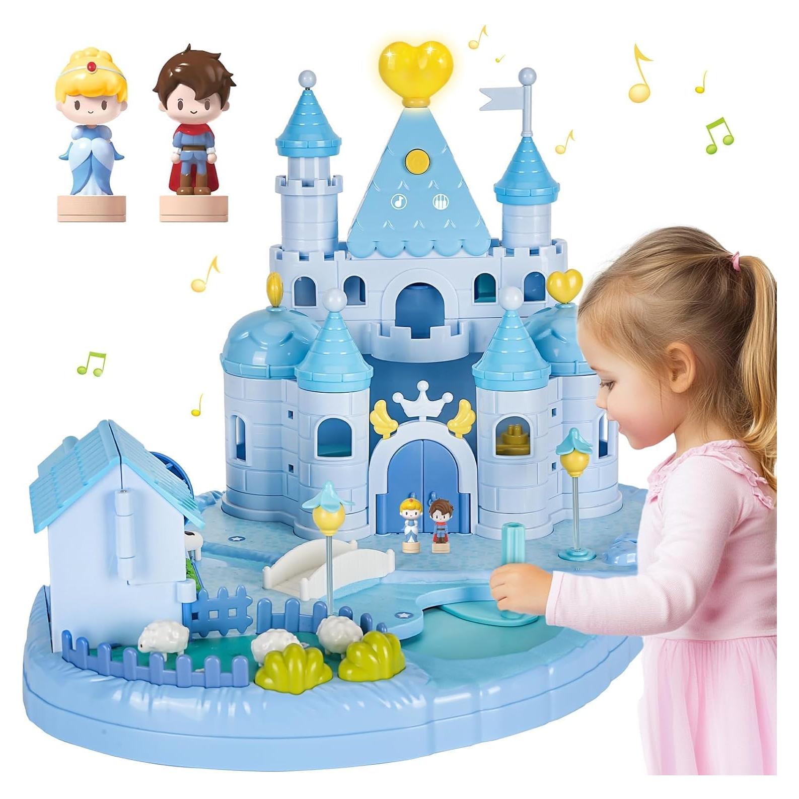 Juego de Casa de Muñecas Magnética Fygurso Azul 31x22x22 cm