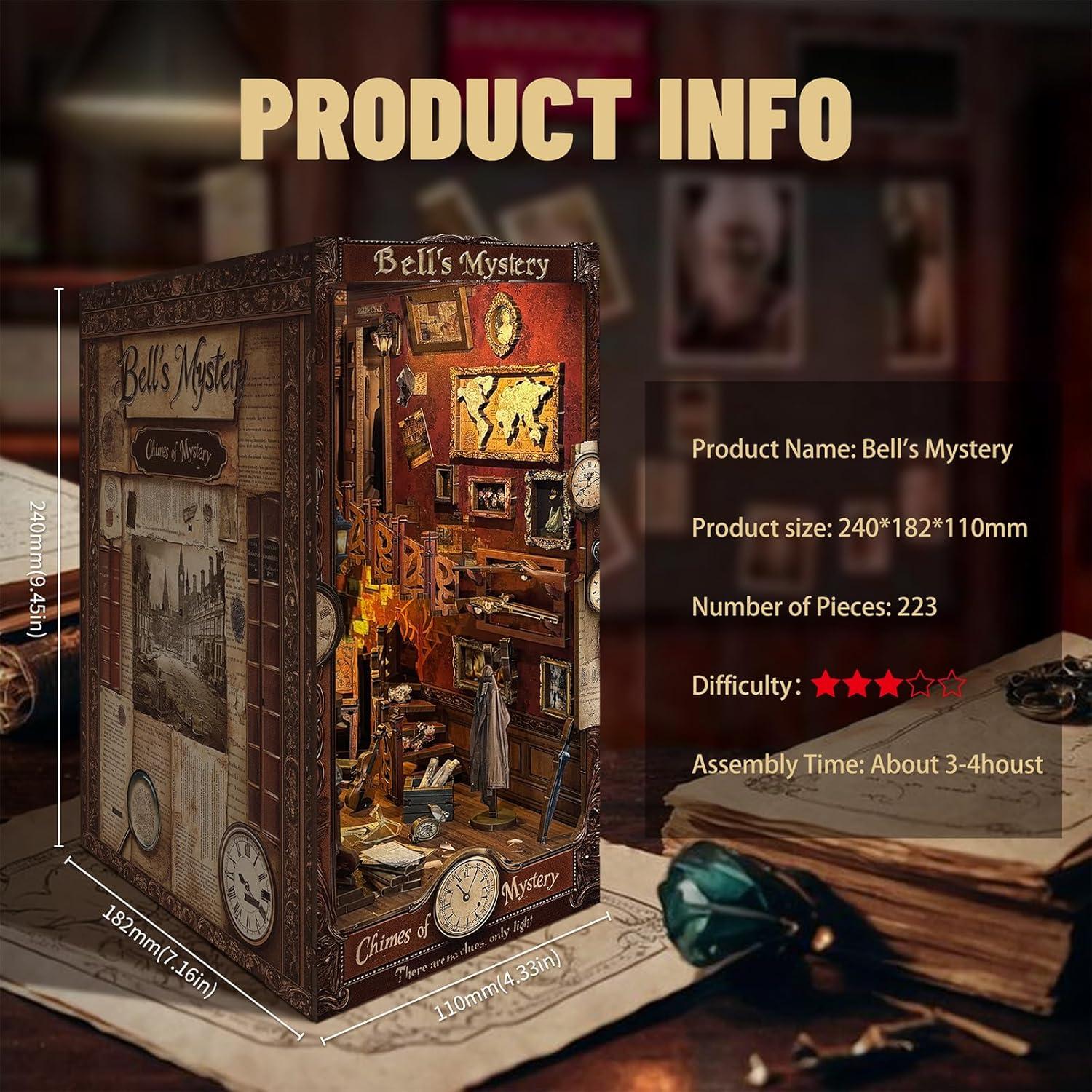 Kit de Rincón de Libros DIY Fisa Trade - El Misterio de Bell