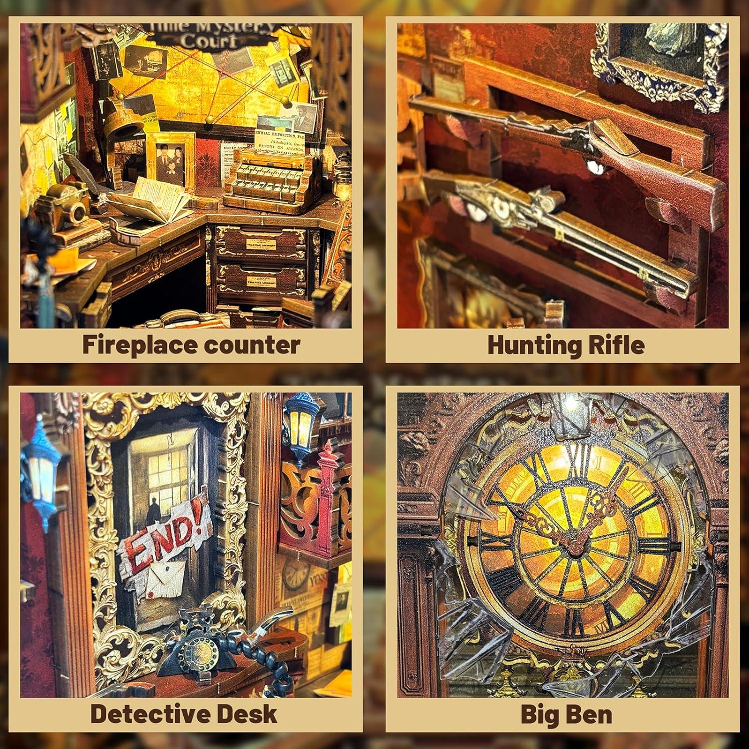 Kit de Rincón de Libros DIY Fisa Trade - El Misterio de Bell