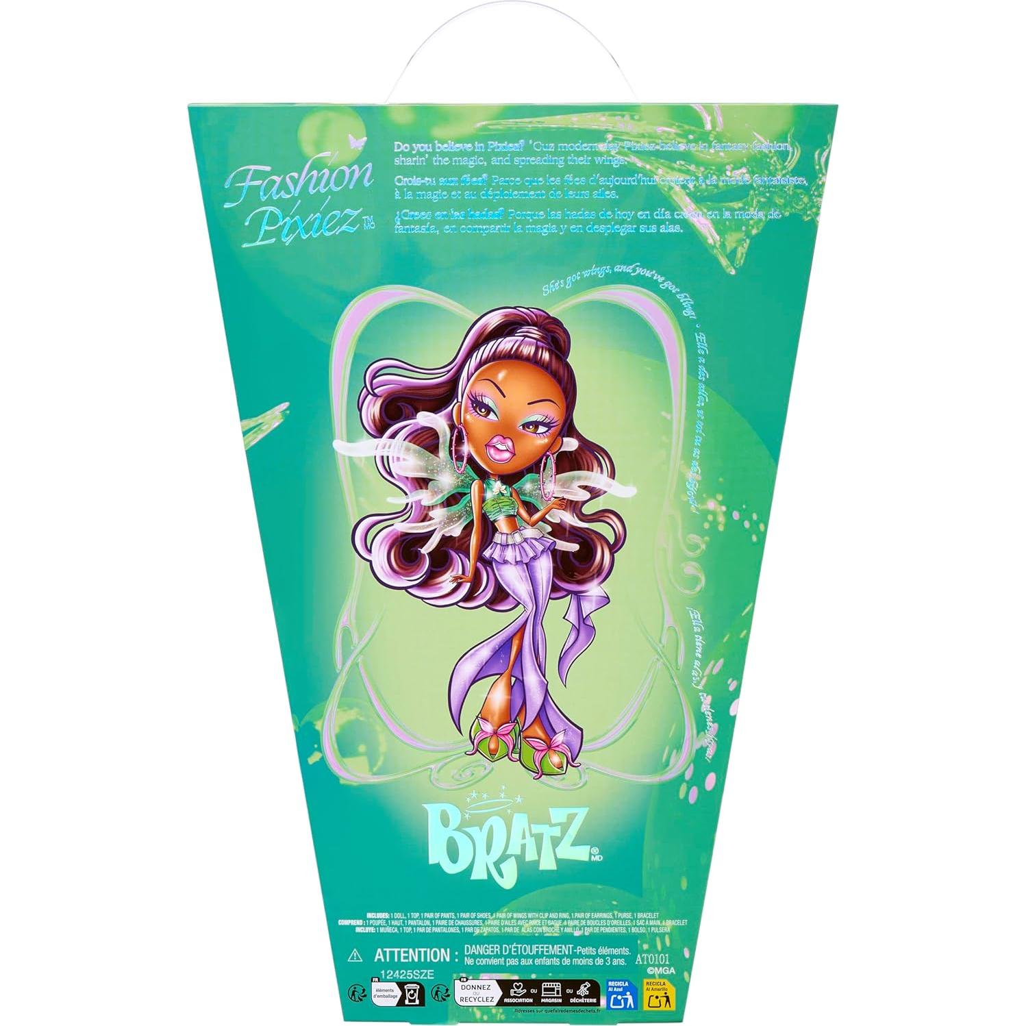 Muñeca Bratz Fashion Pixiez Sasha con Alas y Accesorios