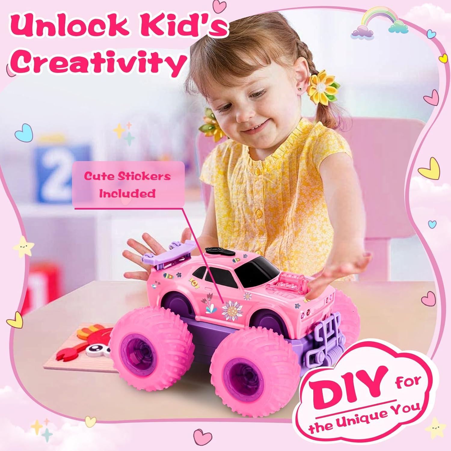 Coche RC Princesa Rosa Drefirsa con Luces y Acrobacias