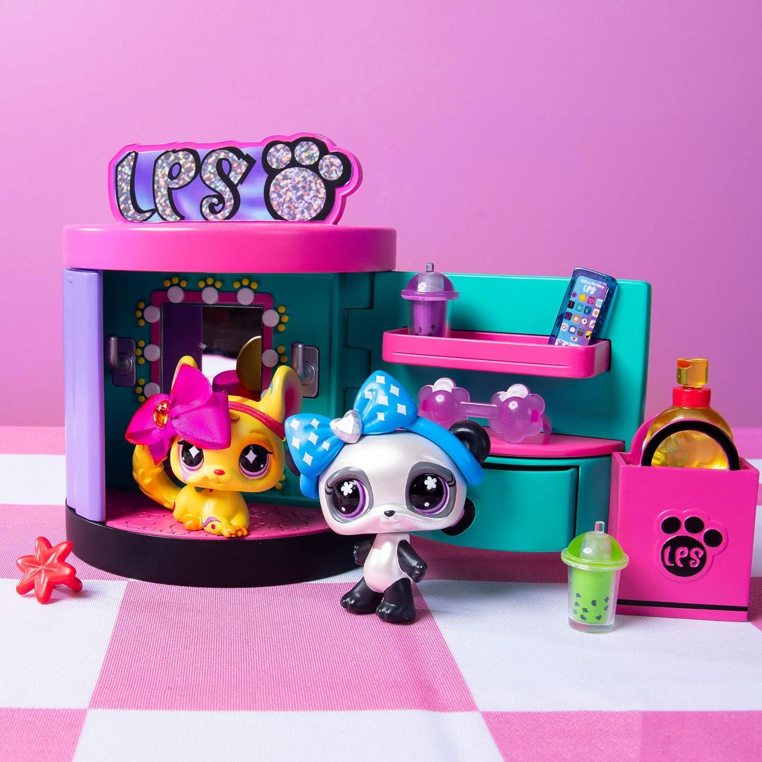 Littlest Pet Shop Boutique de Giro y Estilo - 3 Mascotas y 14 Accesorios