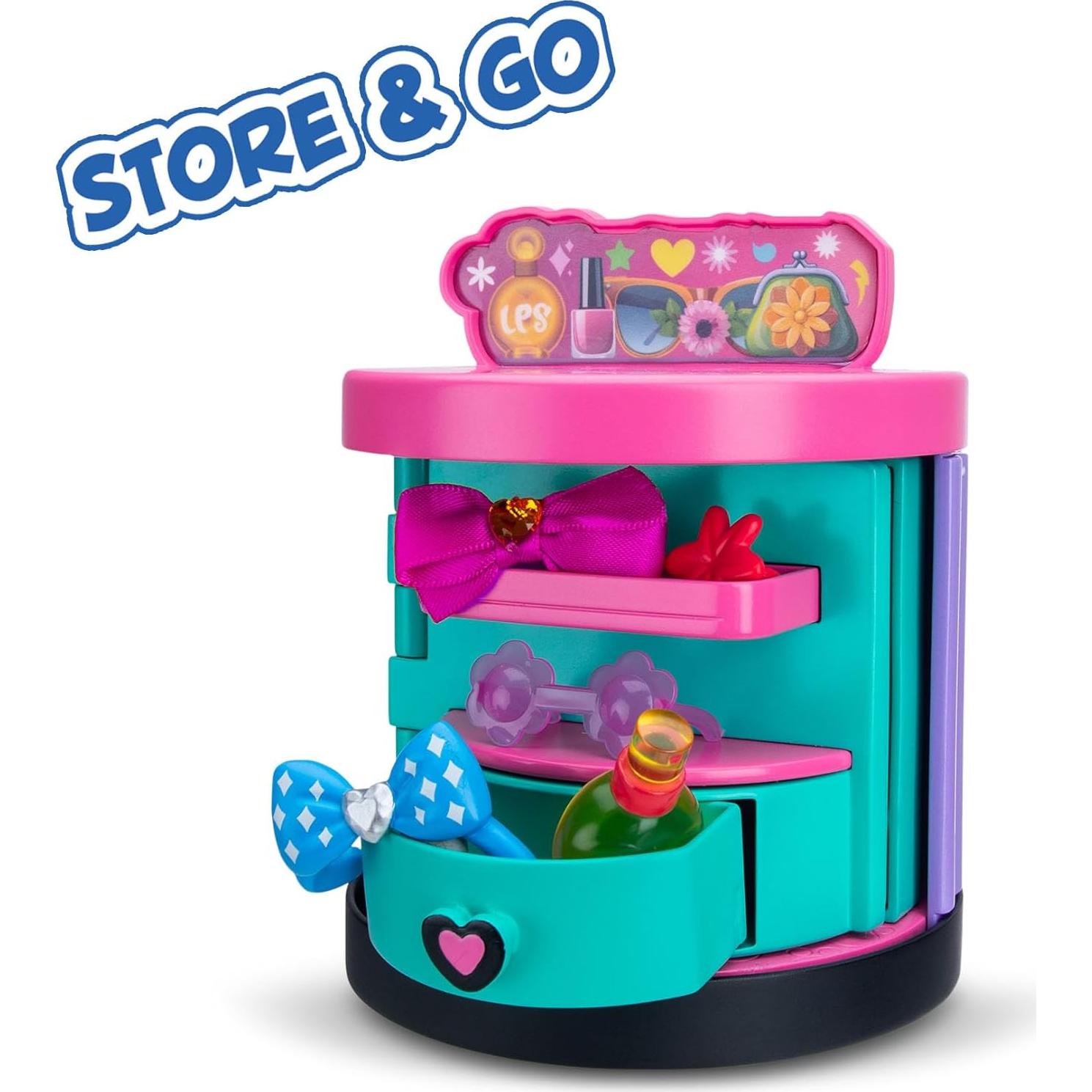 Littlest Pet Shop Boutique de Giro y Estilo - 3 Mascotas y 14 Accesorios
