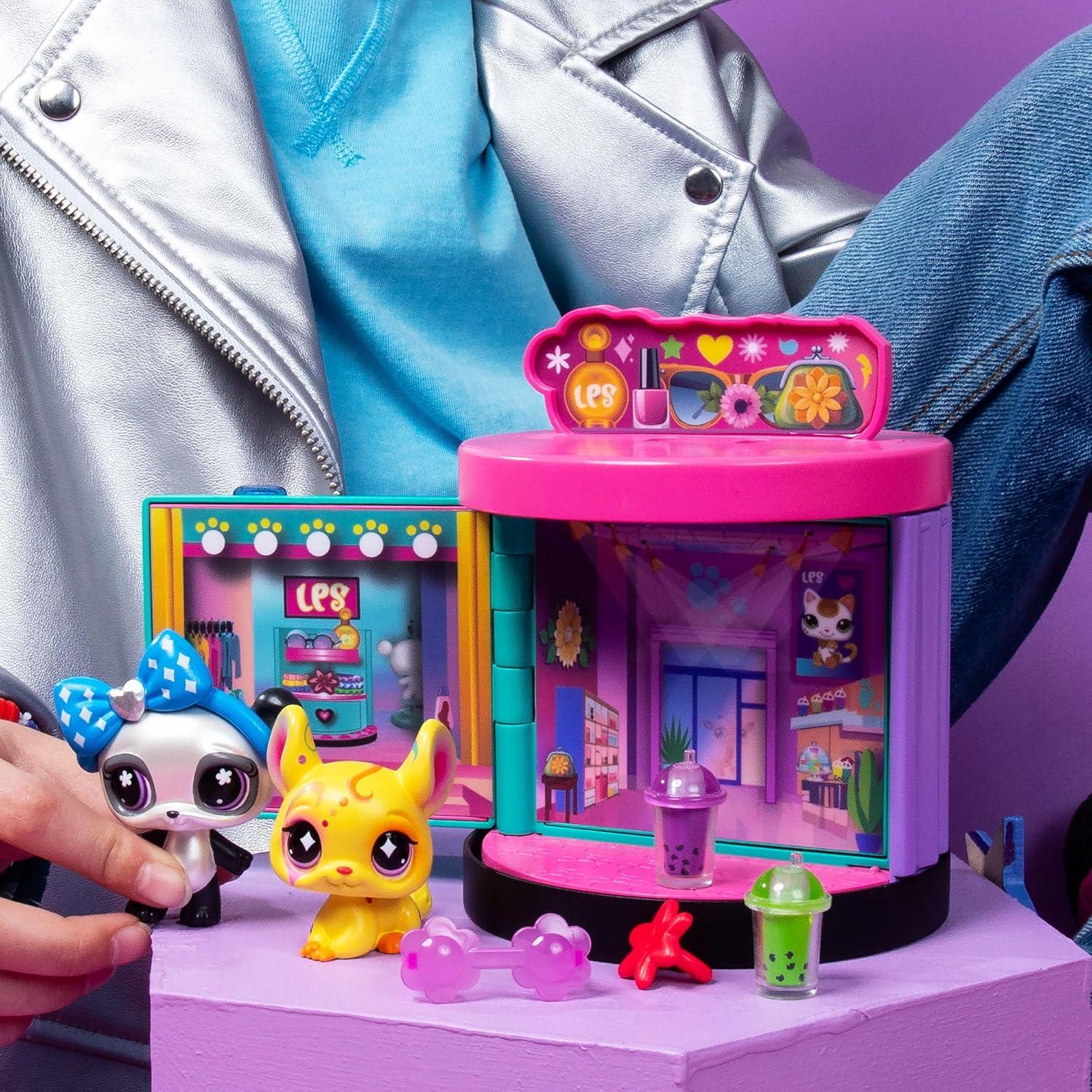 Littlest Pet Shop Boutique de Giro y Estilo - 3 Mascotas y 14 Accesorios