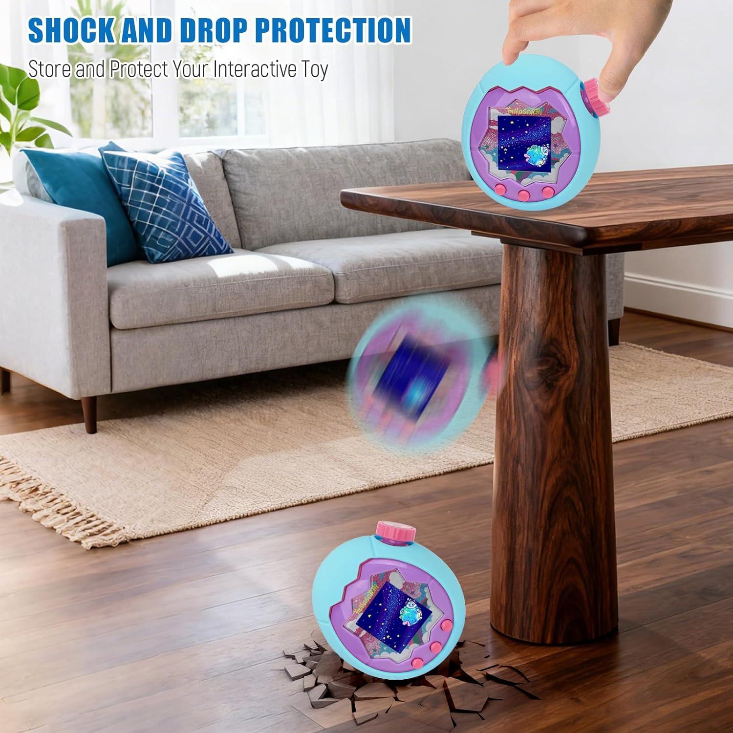 Funda de Silicona YouKnow para Tamagotchi Paradise Azul 3 en 1