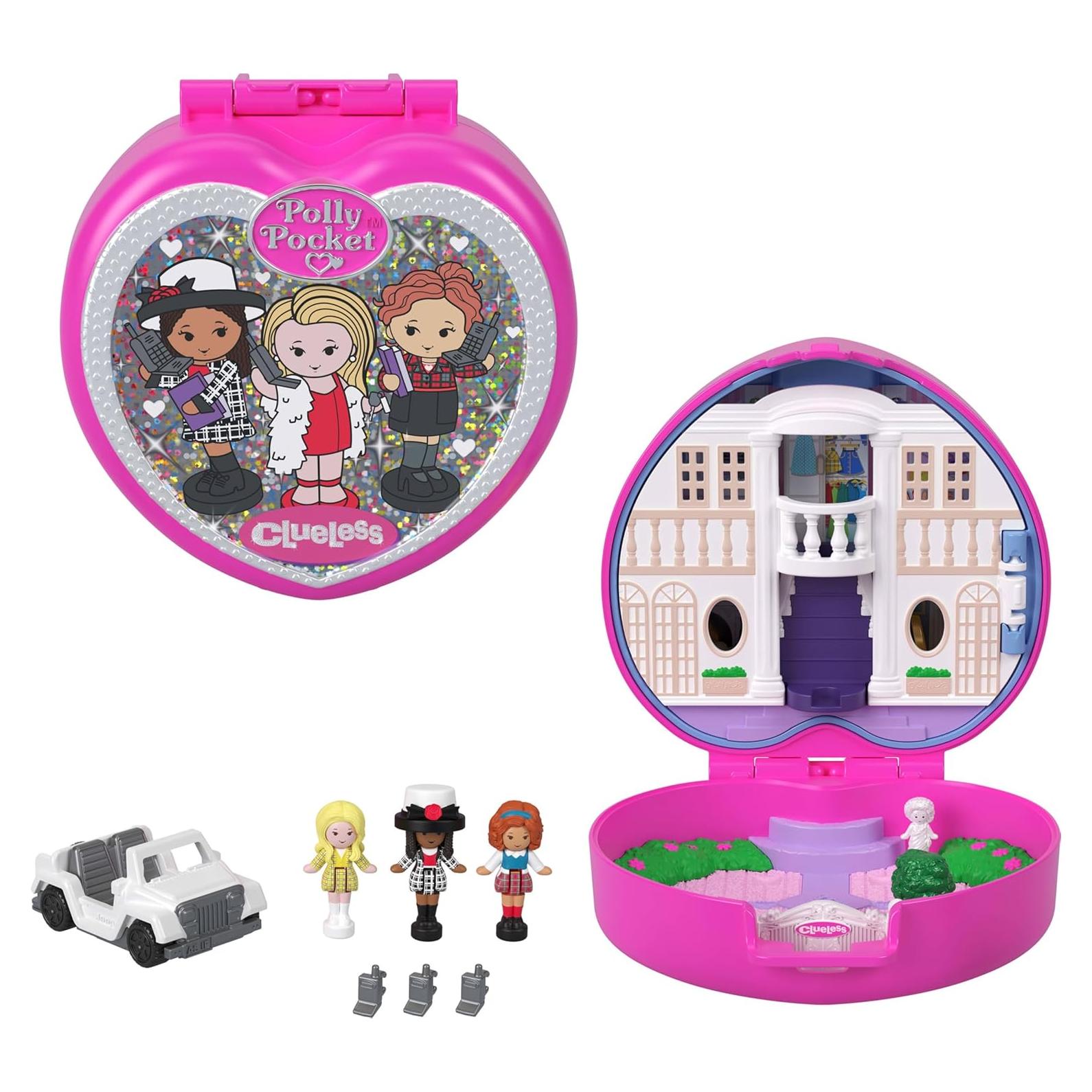 Polly Pocket Clueless Compacto Coleccionista con Accesorios
