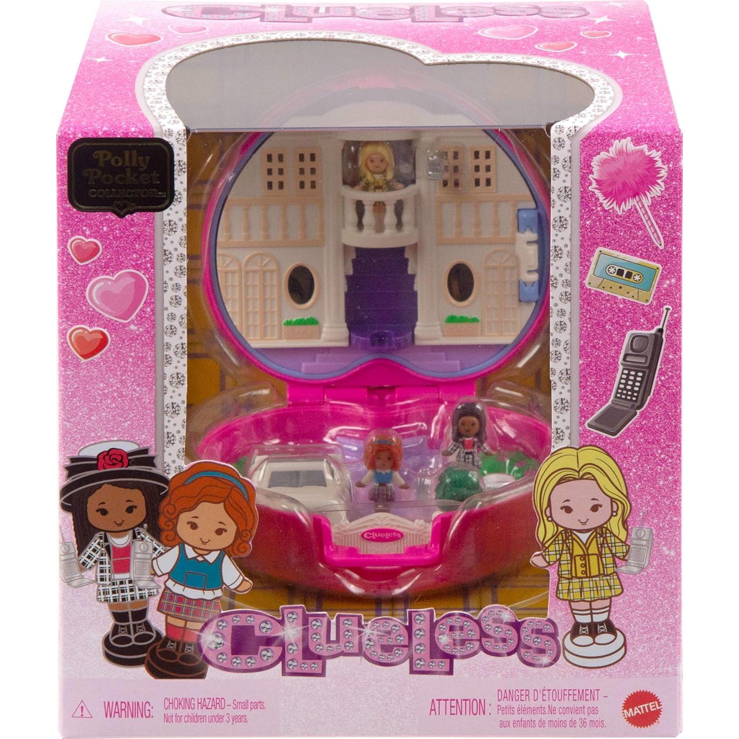 Polly Pocket Clueless Compacto Coleccionista con Accesorios