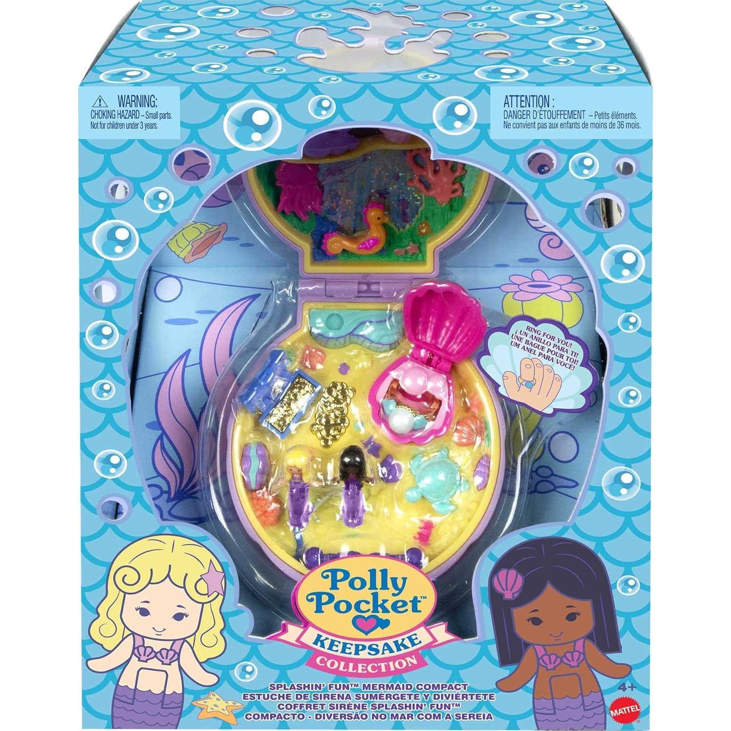 Polly Pocket Sueños de Sirena - Colección de Recuerdos - 2 Muñecas