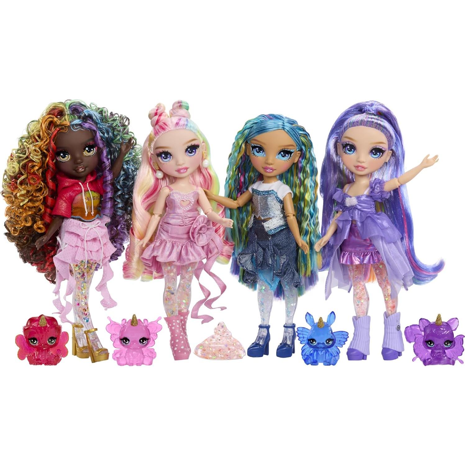 Muñeca Rainbow High Bella Rosa 28 cm con Kit de Slime