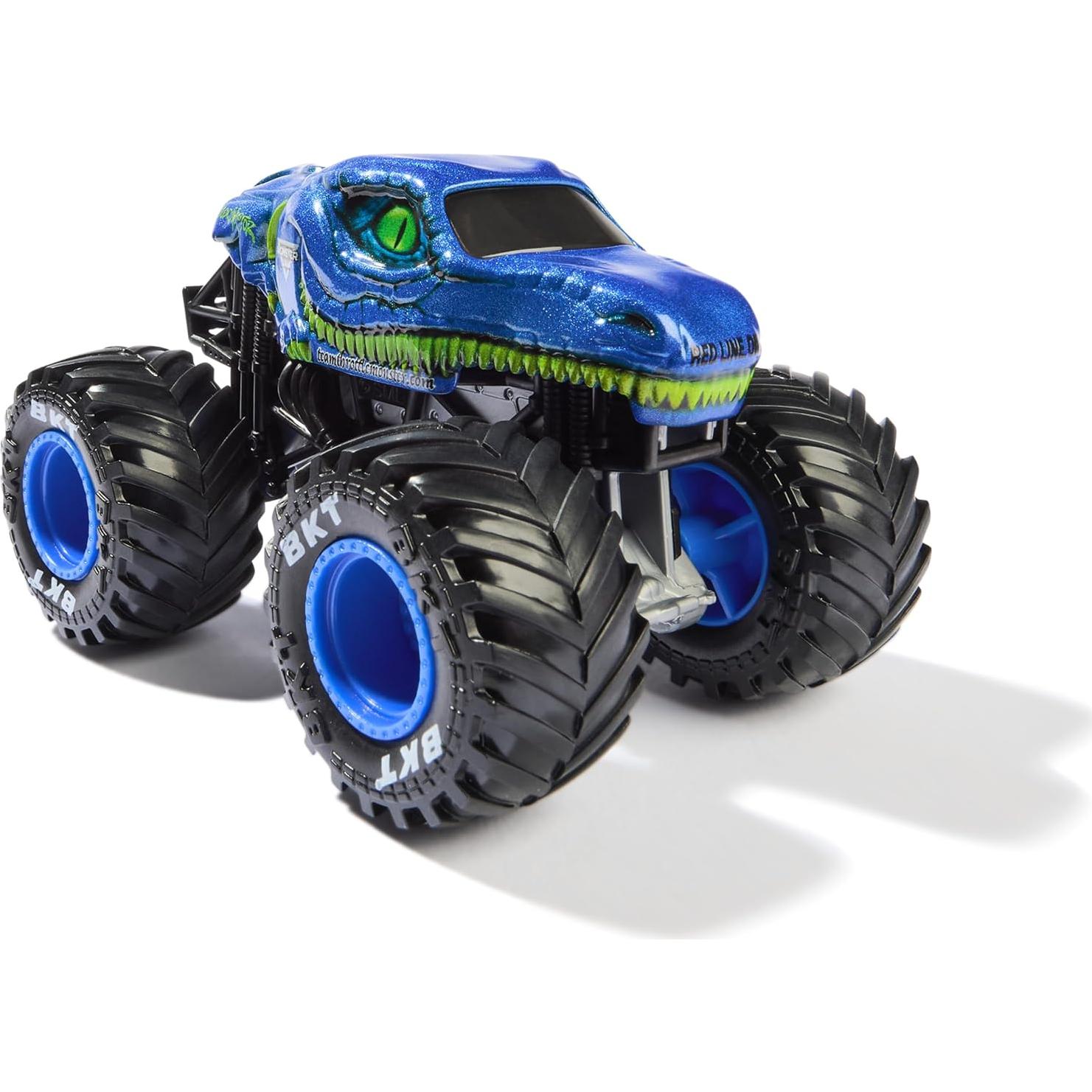 Camión Monstruo Monster Jam Velociraptor 1:64 Metal Fundido