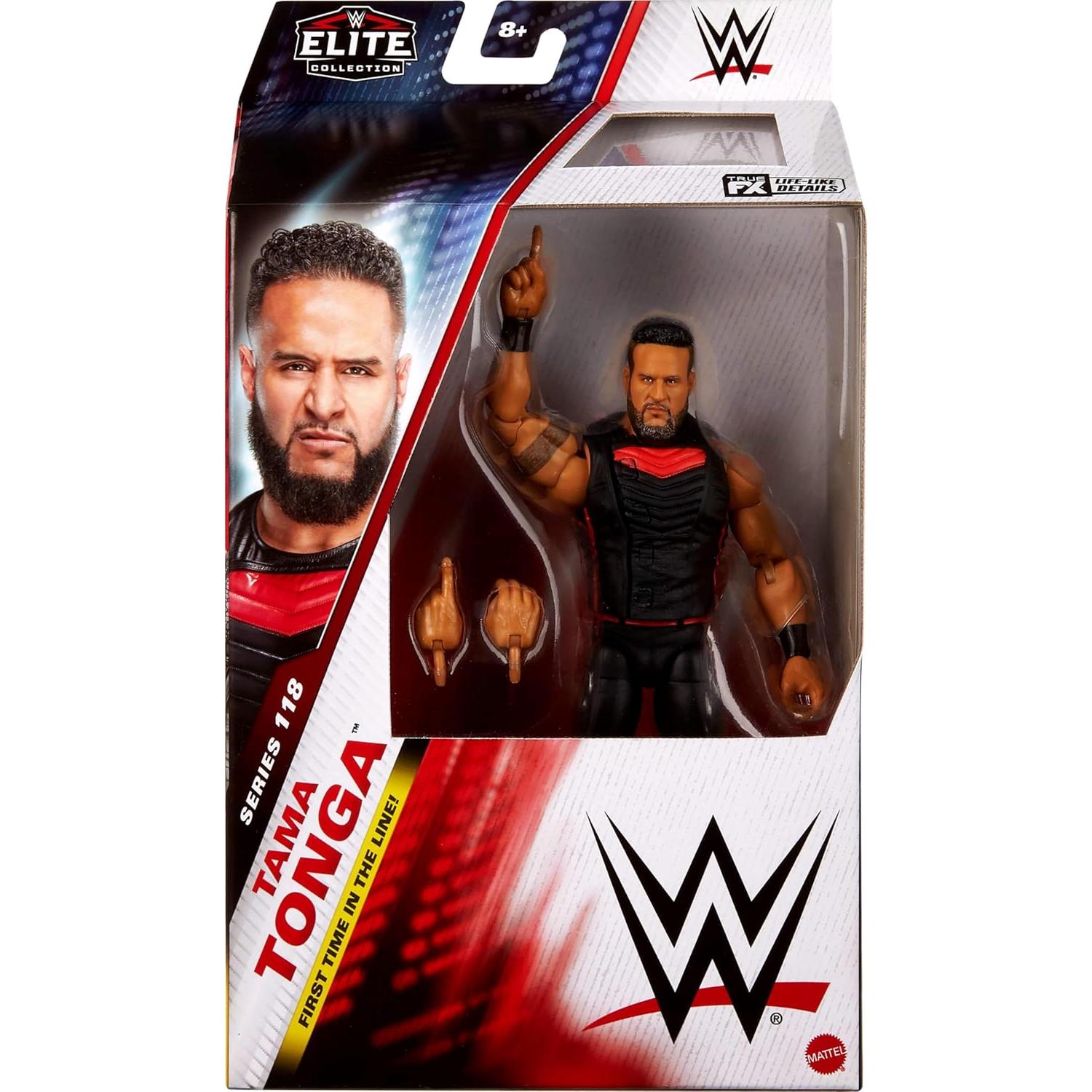 Figura de Acción Elite Mattel WWE Tama Tonga 15.24 cm