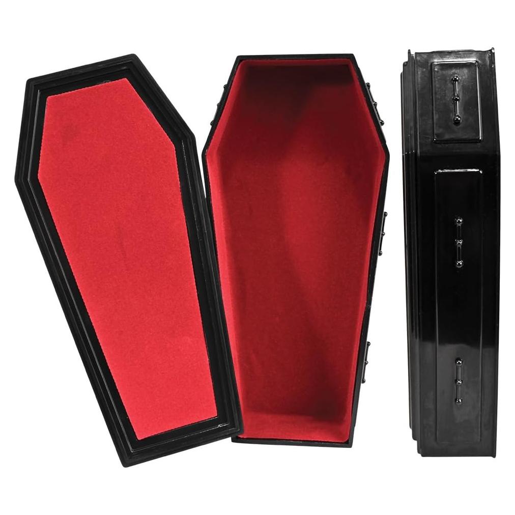 Cofre de Plástico Negro para Figuras de Lucha Libre WWE 22.86cm