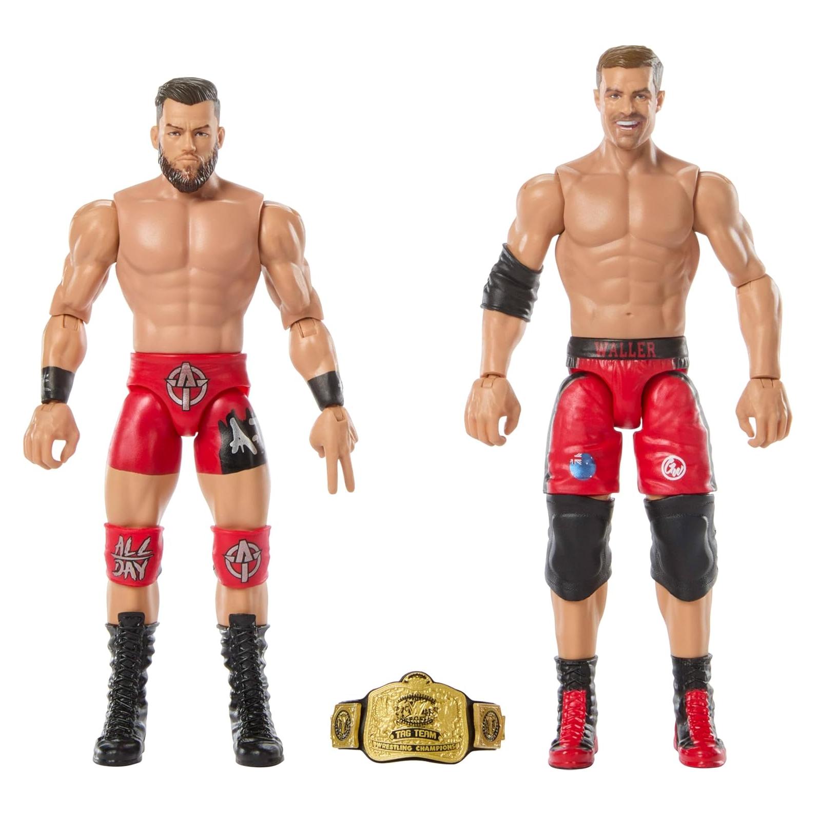 Figuras de Acción Mattel WWE 2-Pack Austin Theory & Grayson Waller 15 cm