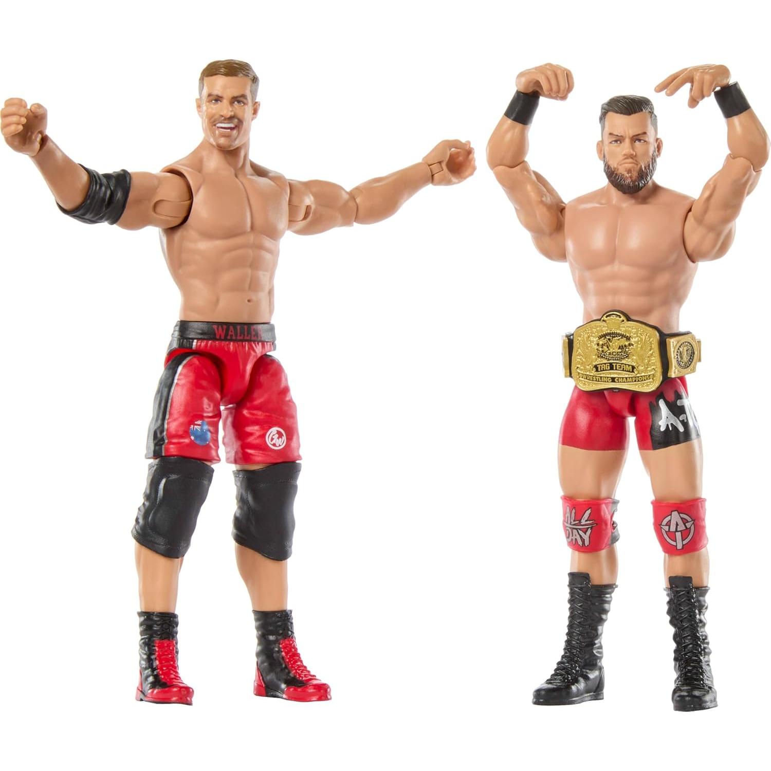 Figuras de Acción Mattel WWE 2-Pack Austin Theory & Grayson Waller 15 cm