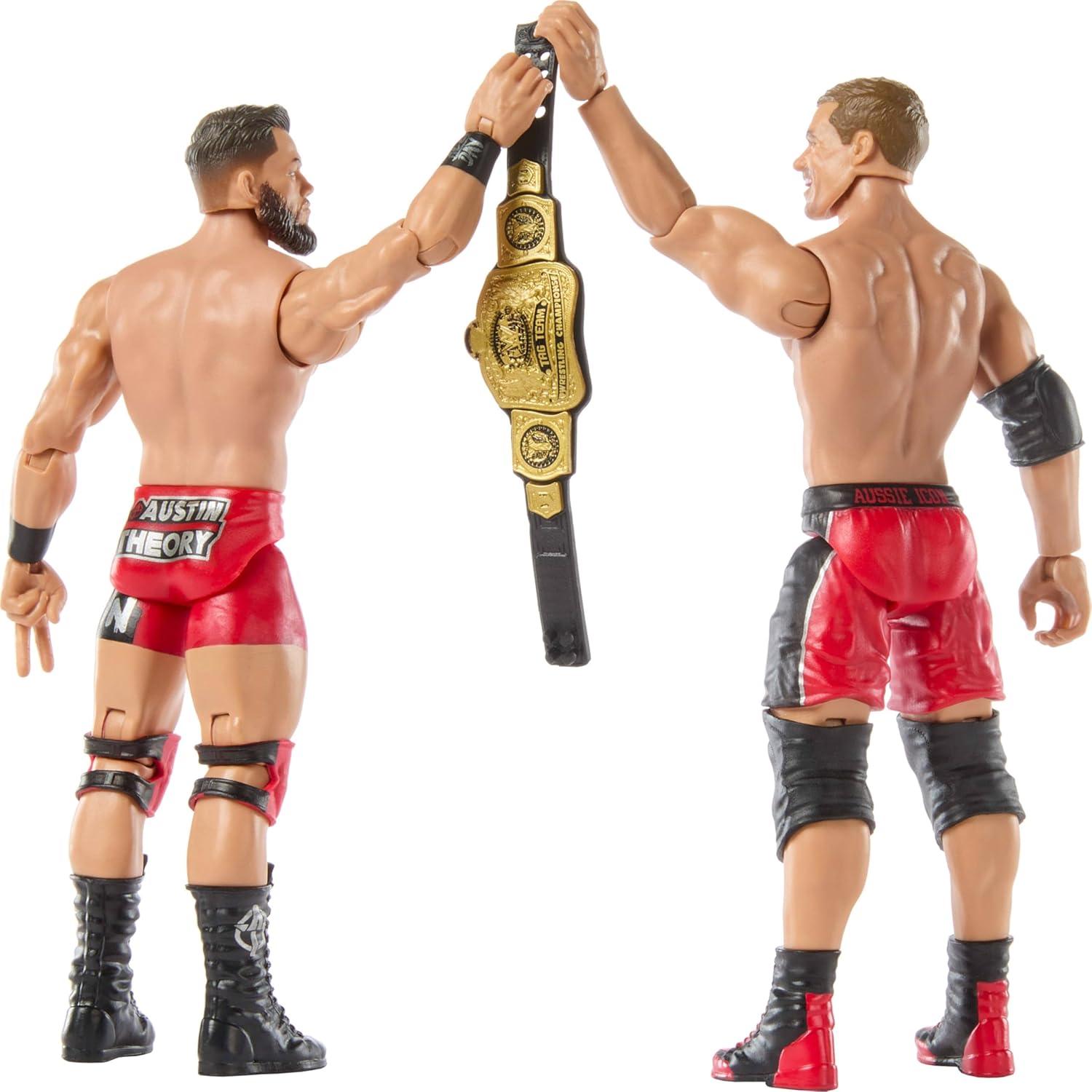 Figuras de Acción Mattel WWE 2-Pack Austin Theory & Grayson Waller 15 cm
