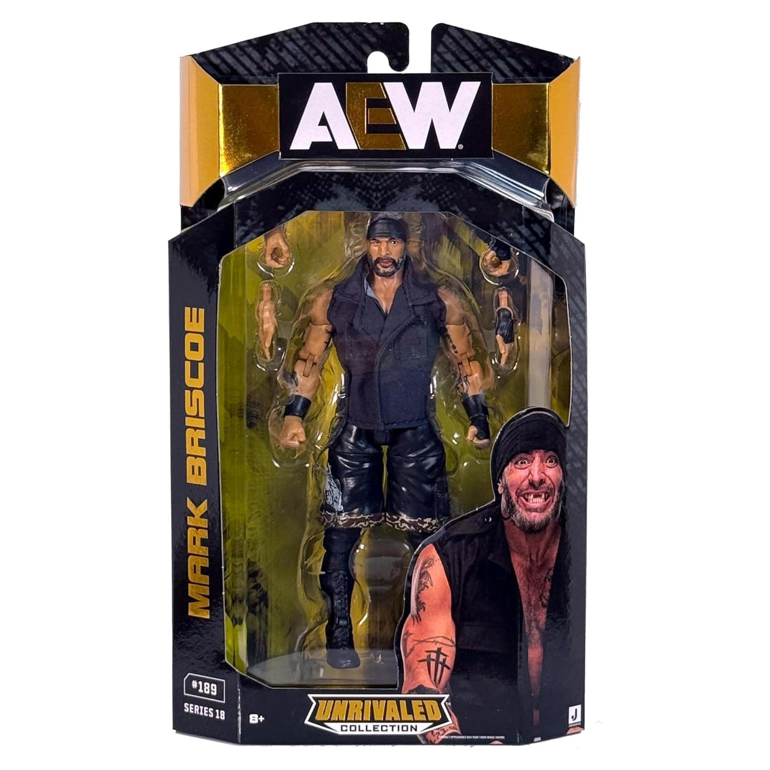 Figura de Acción Lucha Libre AEW Mark Briscoe Jazwares