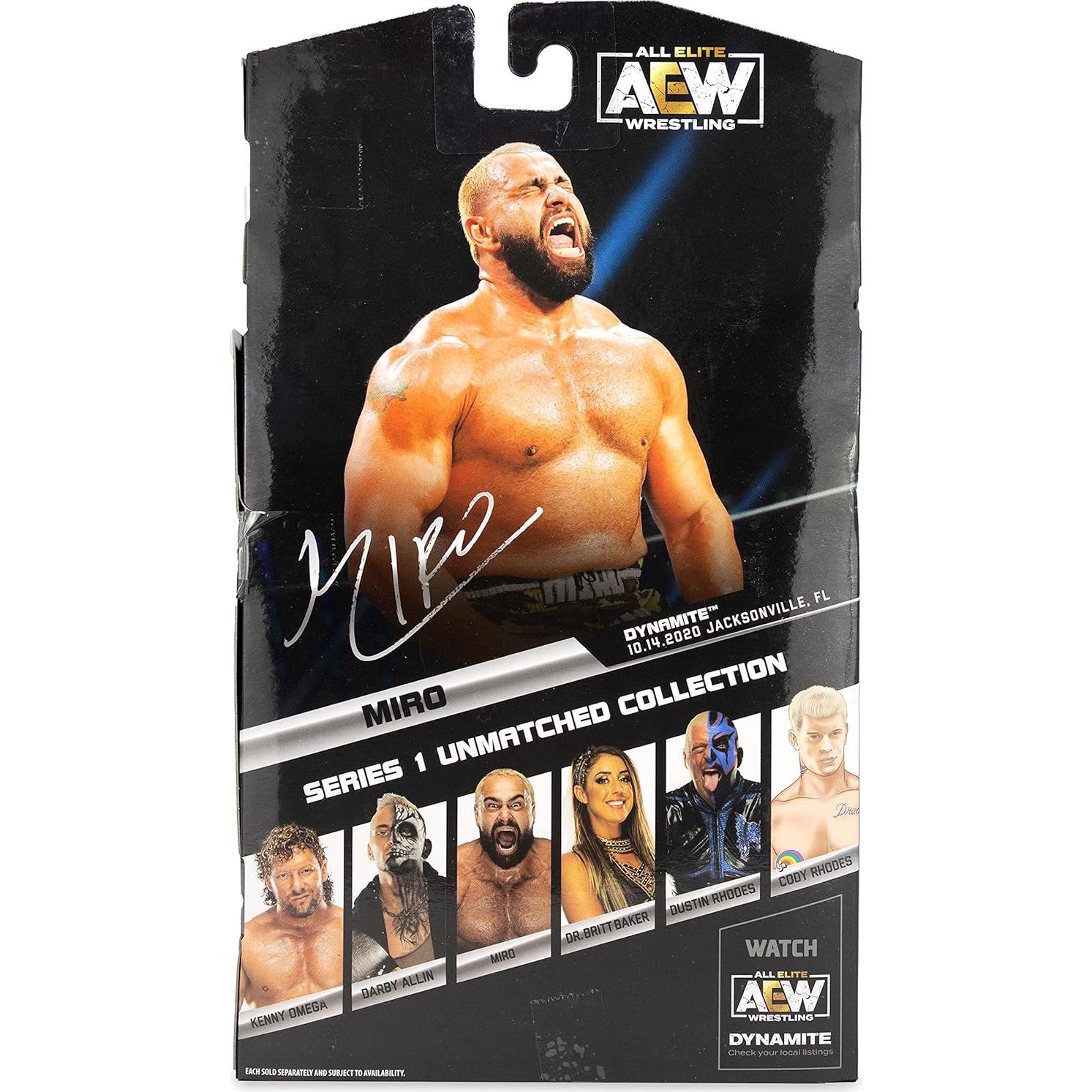 Figura de Acción Miro AEW Jazwares 15.24 cm Detalles Auténticos