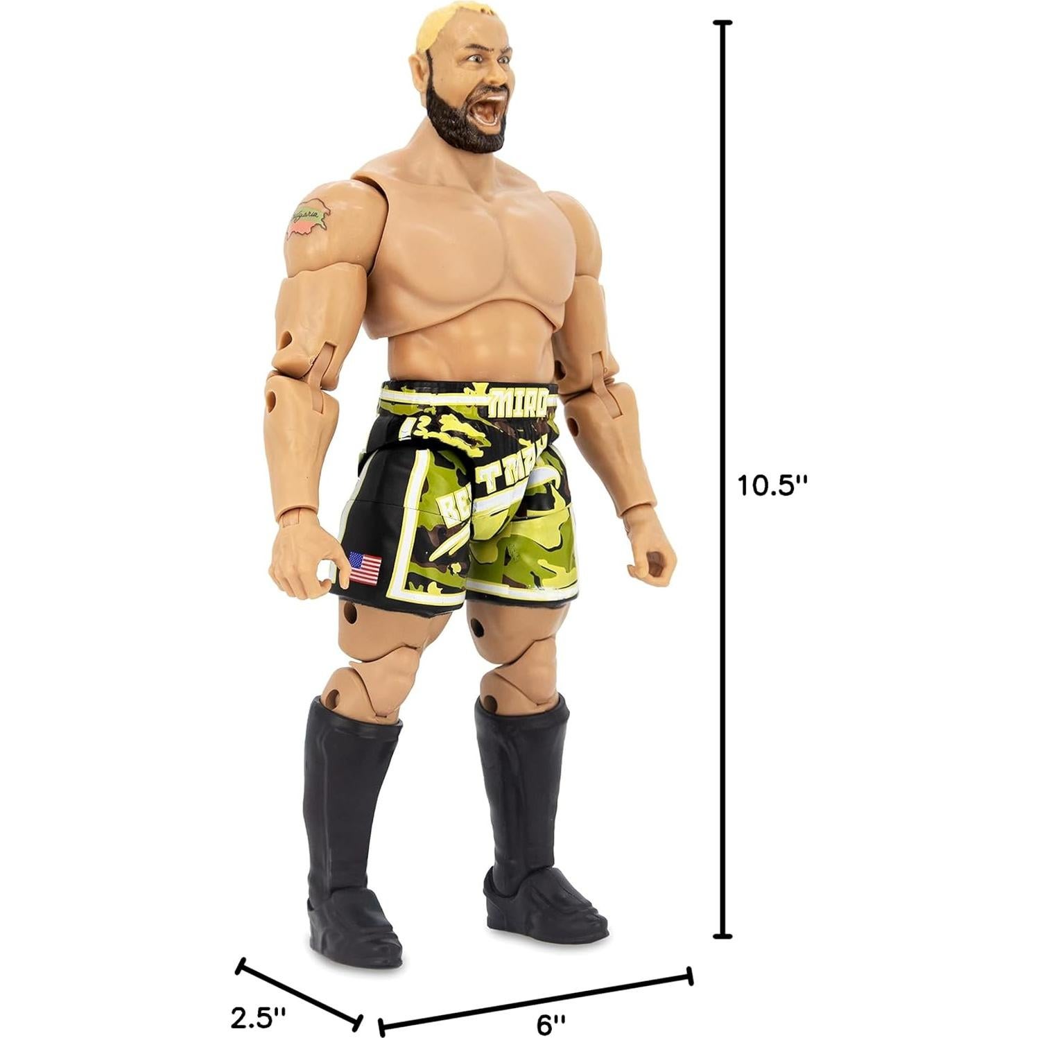 Figura de Acción Miro AEW Jazwares 15.24 cm Detalles Auténticos