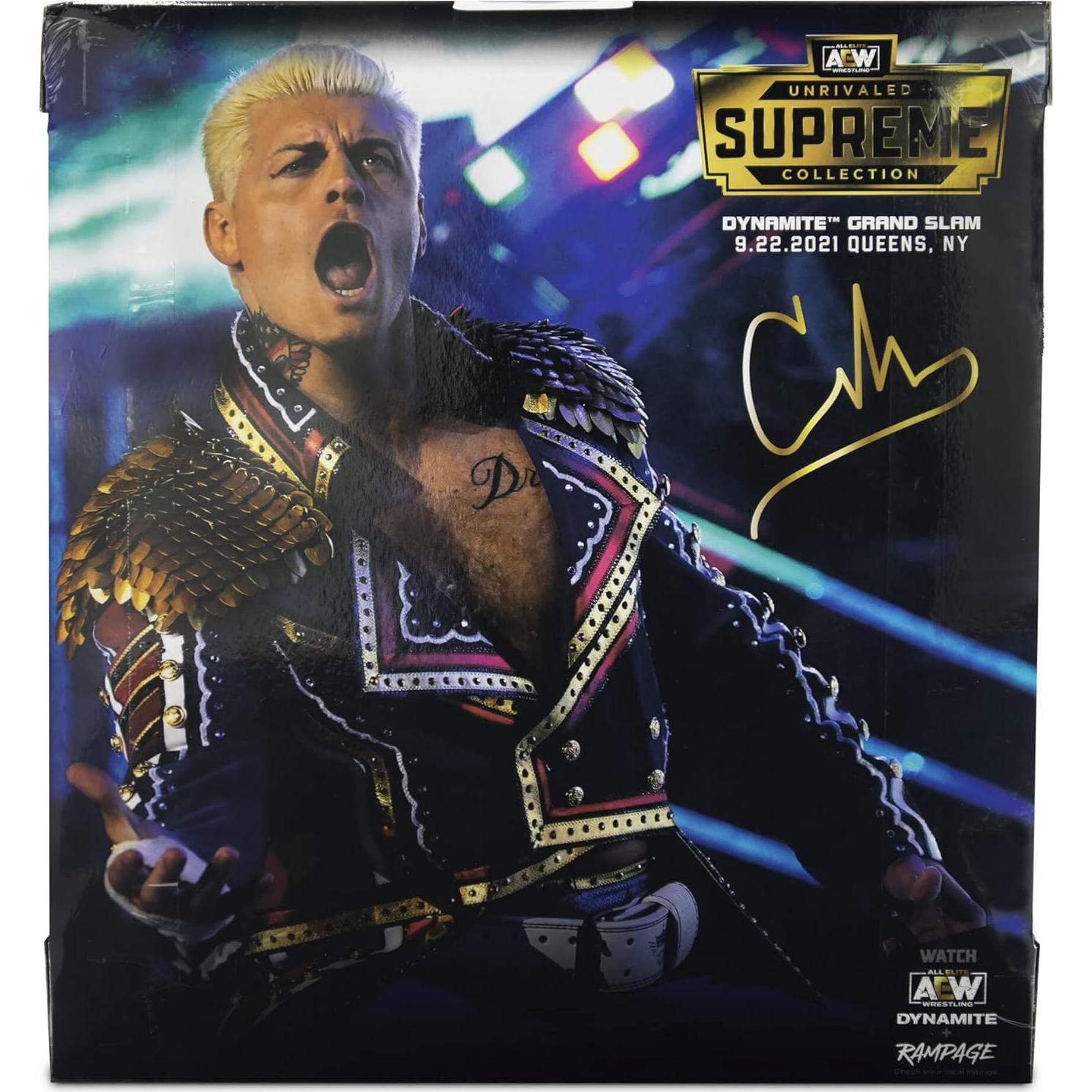 Figura de Acción Cody Rhodes AEW Unrivaled 15 cm con Accesorios