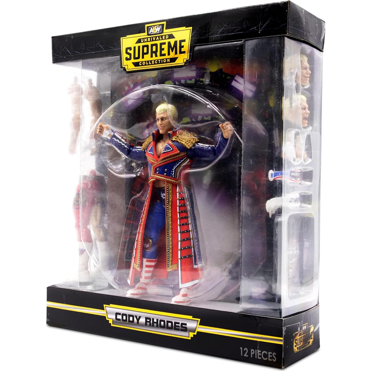 Figura de Acción Cody Rhodes AEW Unrivaled 15 cm con Accesorios