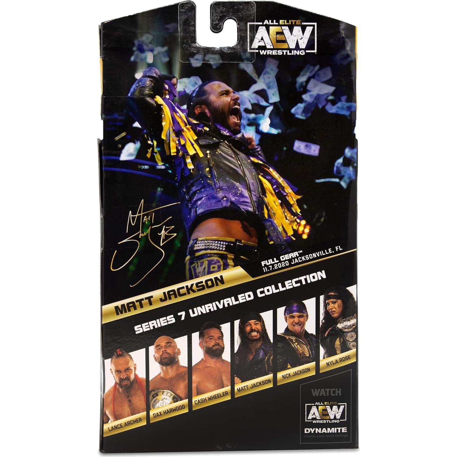 Figura de Acción Lucha Libre Ringside Matt Jackson AEW