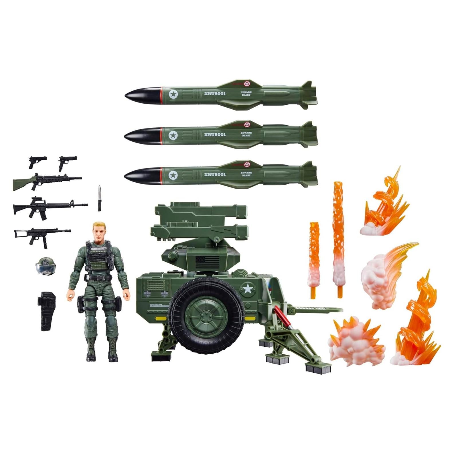 Figura de Acción G.I. Joe Clayton "Hawk" Abernathy 15 Accesorios