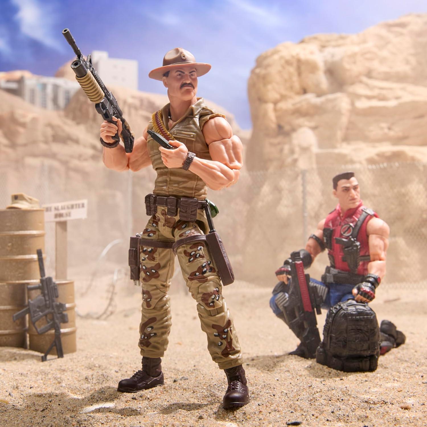 Figuras de Acción G.I. Joe SGT Slaughter y Felix Mercer 15 cm