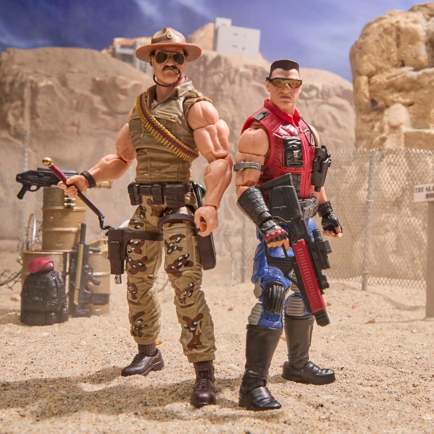 Figuras de Acción G.I. Joe SGT Slaughter y Felix Mercer 15 cm