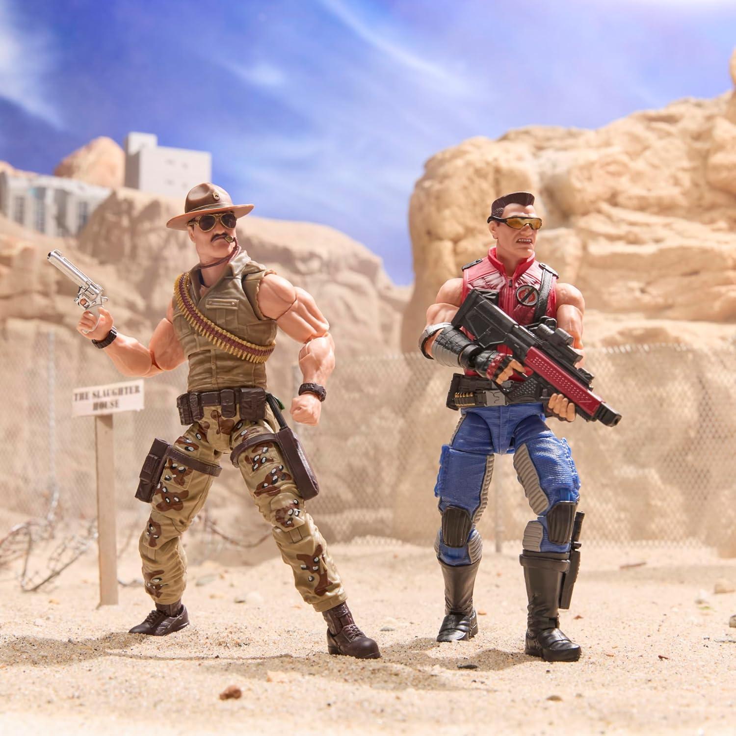 Figuras de Acción G.I. Joe SGT Slaughter y Felix Mercer 15 cm