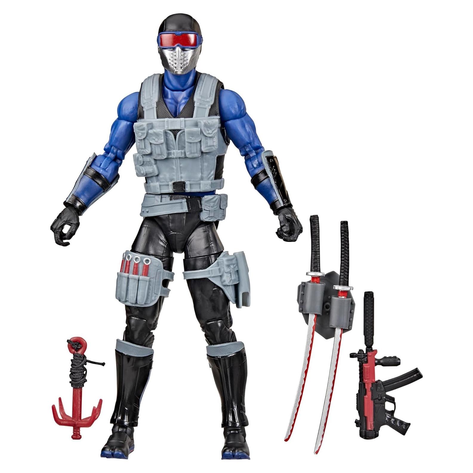 Figura de Acción G.I. Joe Snake Eyes V4 150 mm con 7 Accesorios
