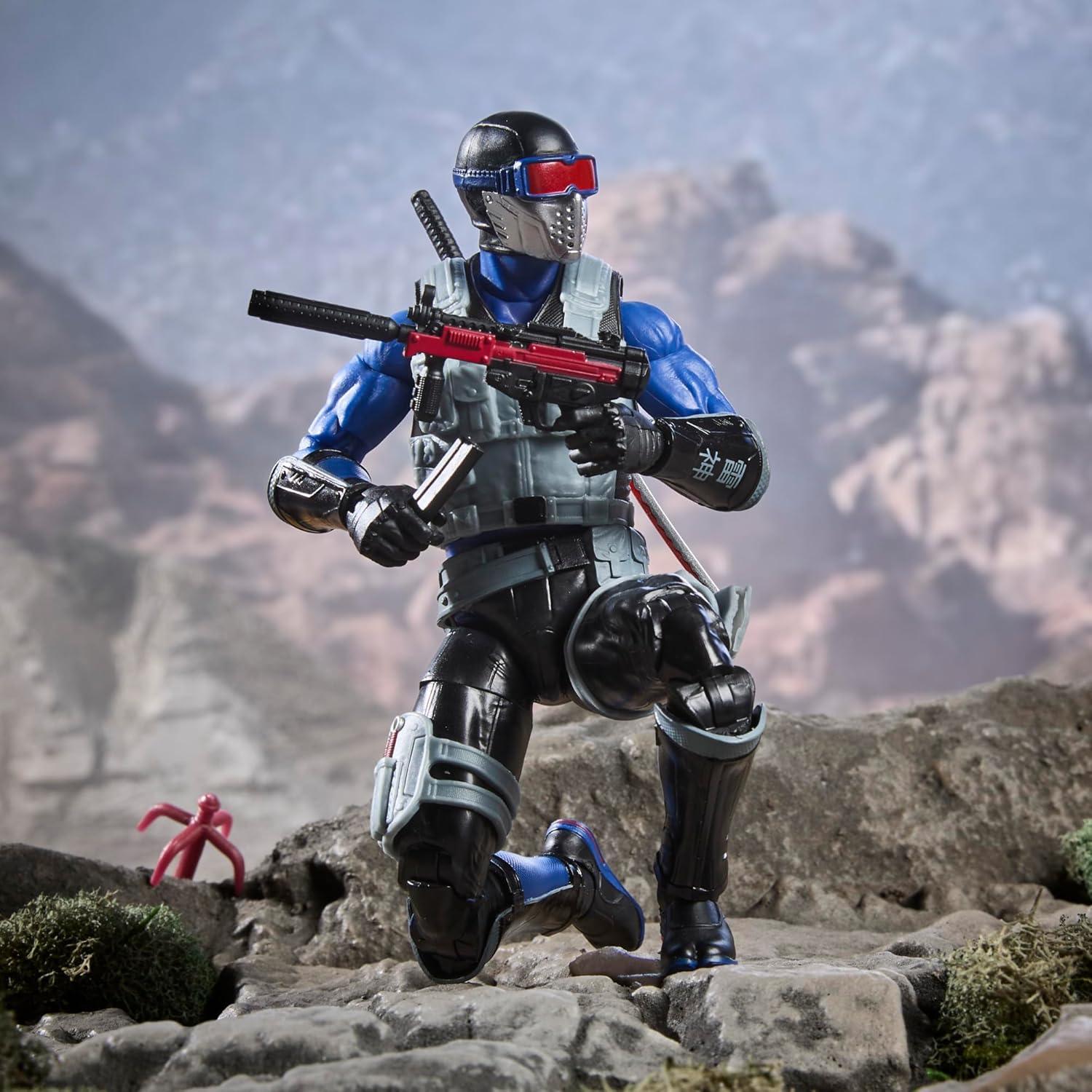 Figura de Acción G.I. Joe Snake Eyes V4 150 mm con 7 Accesorios