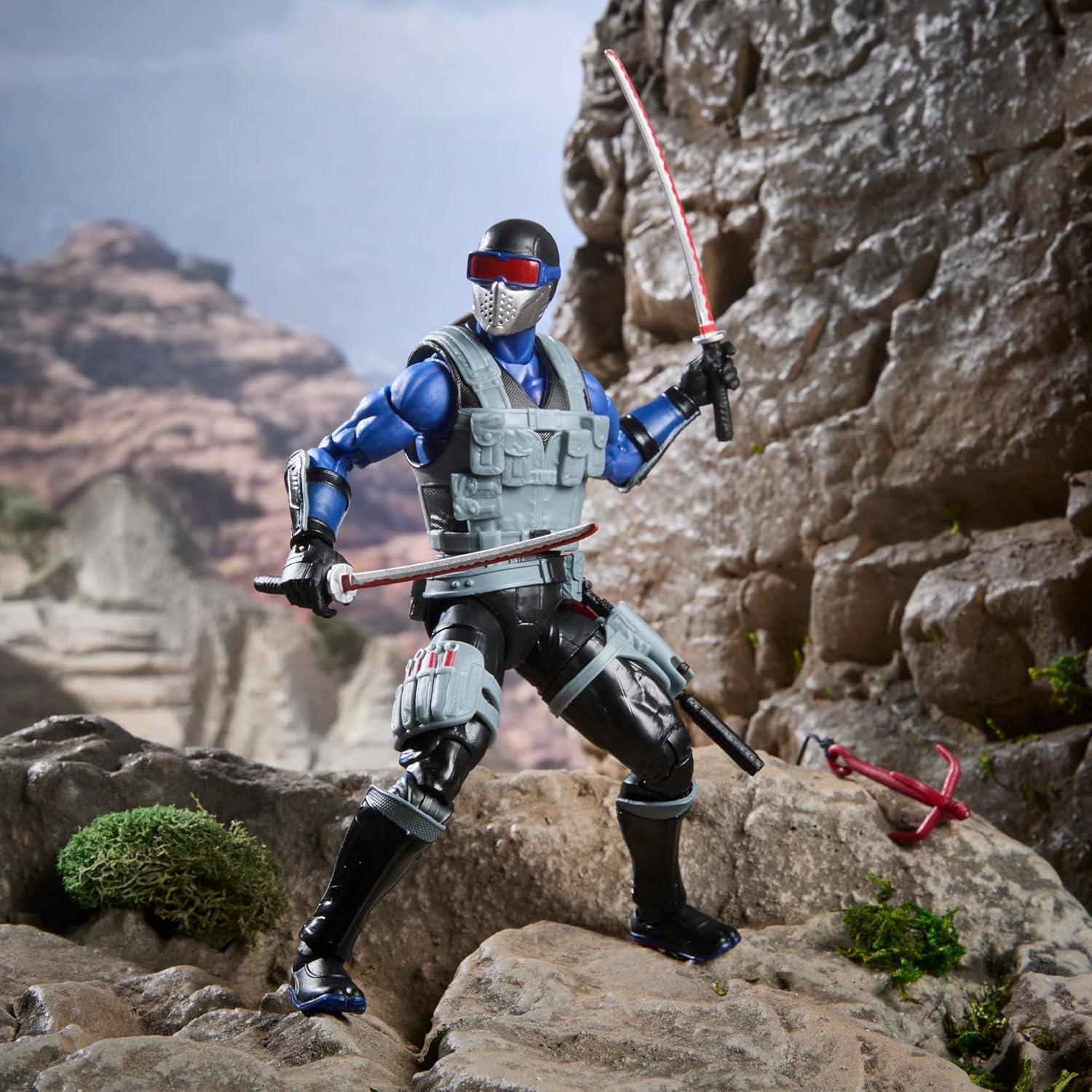 Figura de Acción G.I. Joe Snake Eyes V4 150 mm con 7 Accesorios