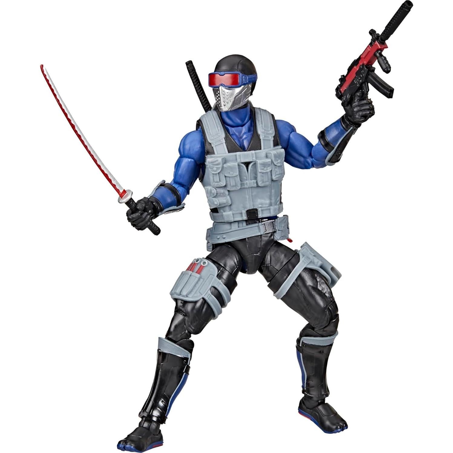 Figura de Acción G.I. Joe Snake Eyes V4 150 mm con 7 Accesorios