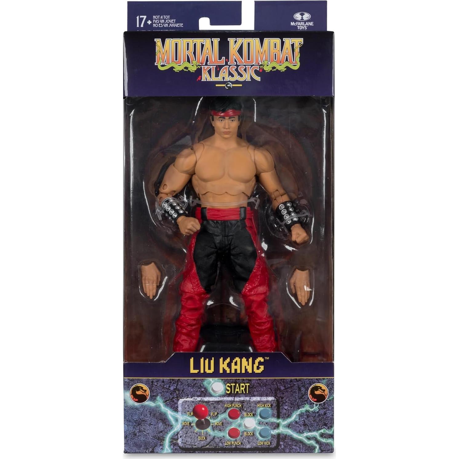 Figura de acción Liu Kang 17.78 cm McFarlane Toys Mortal Kombat