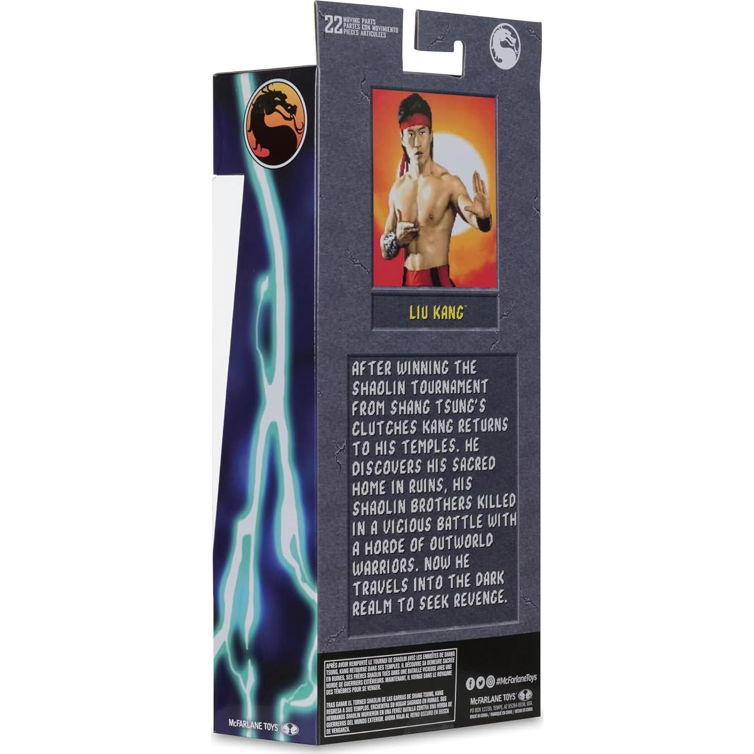 Figura de acción Liu Kang 17.78 cm McFarlane Toys Mortal Kombat