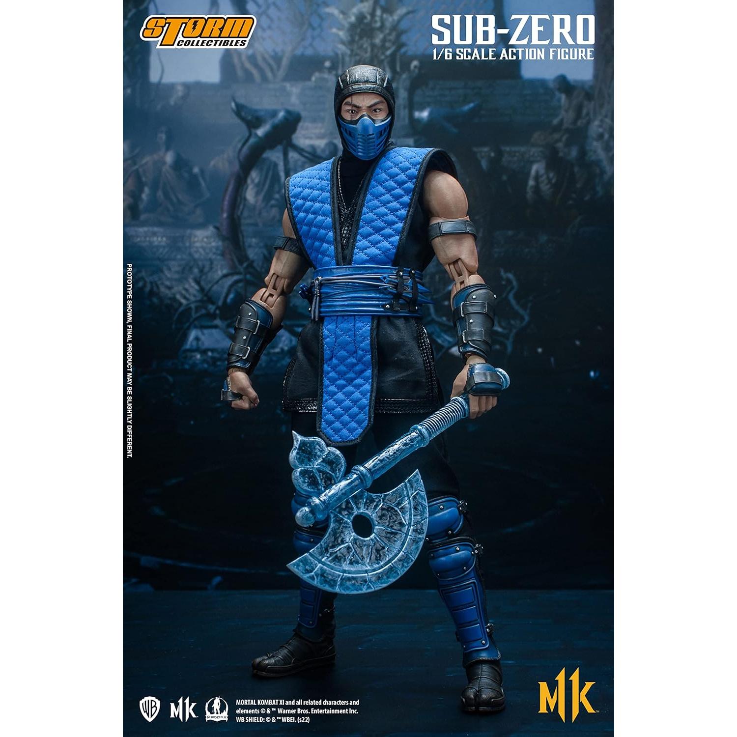 Figura de acción Storm Collectibles Sub-Zero 30.48 cm Mortal Kombat 11