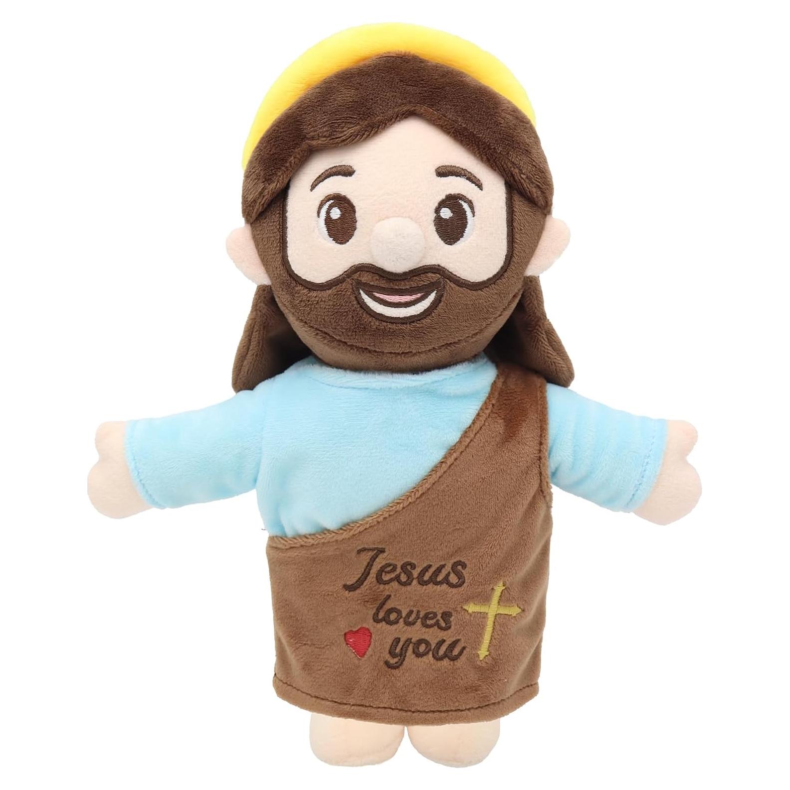 Muñeco de Peluche de Jesús 25 cm con Halo - Juguete Religioso