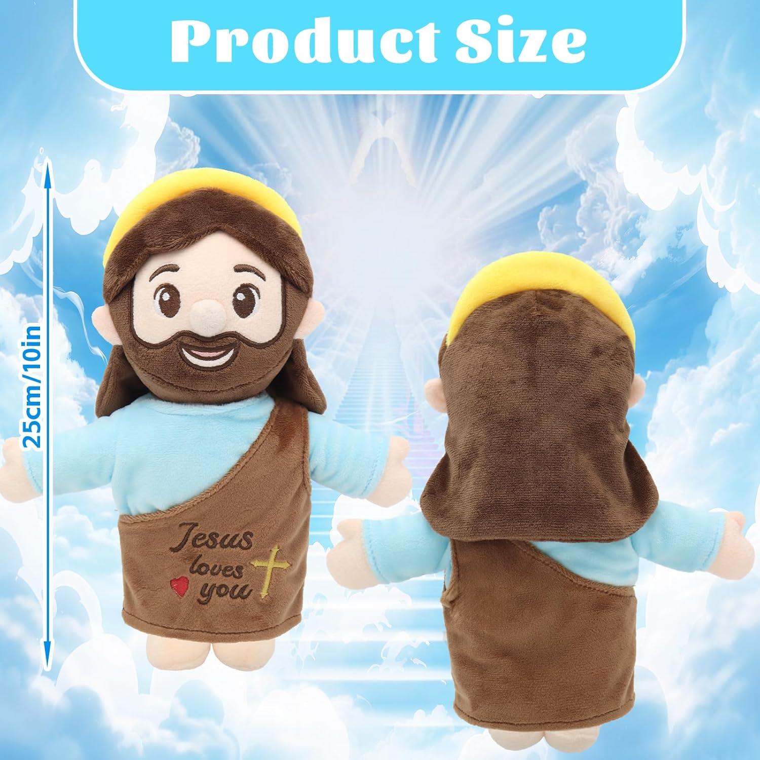Muñeco de Peluche de Jesús 25 cm con Halo - Juguete Religioso