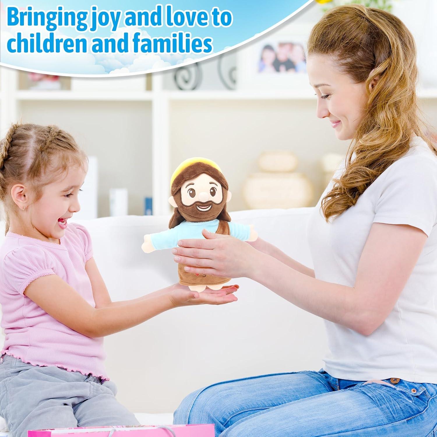 Muñeco de Peluche de Jesús 25 cm con Halo - Juguete Religioso