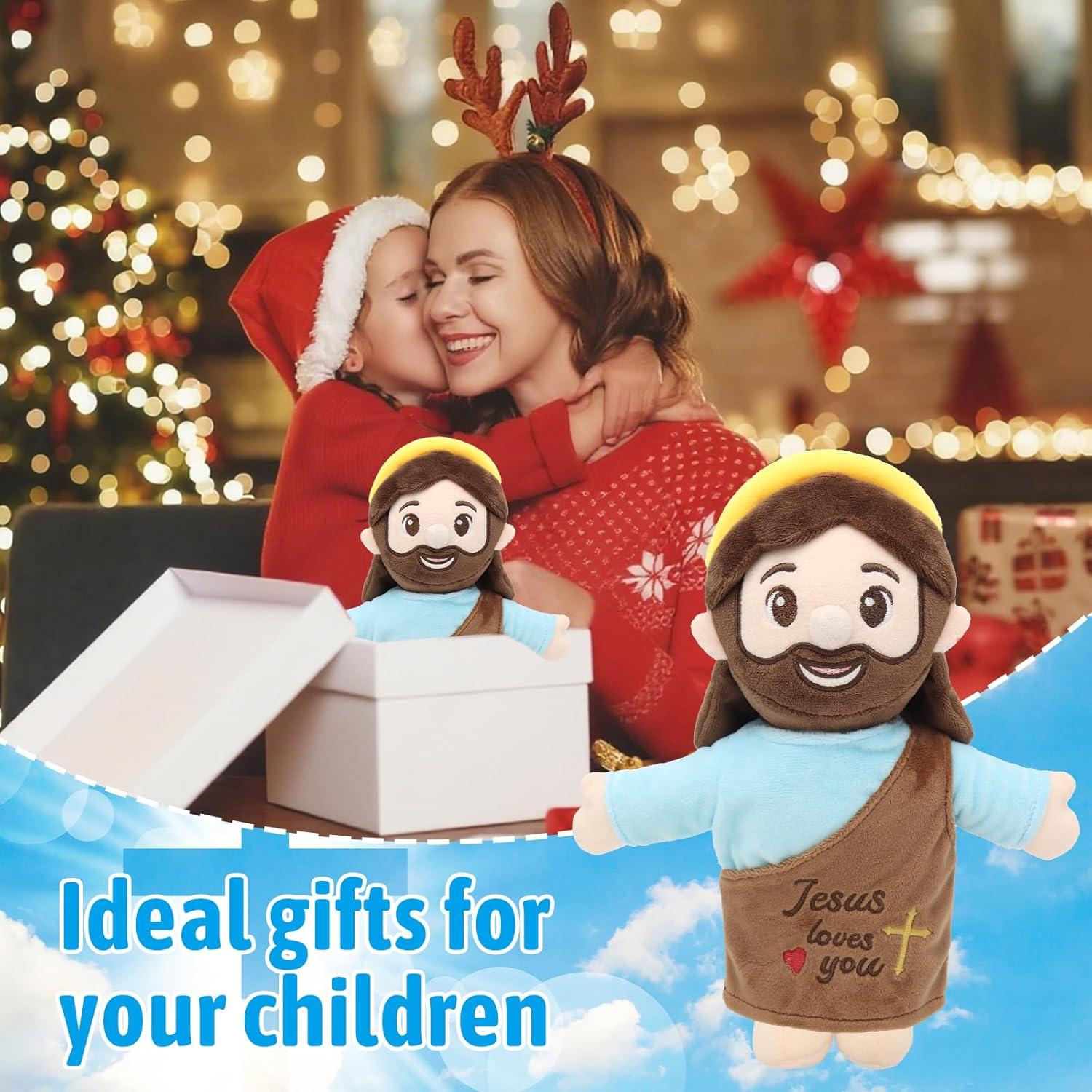 Muñeco de Peluche de Jesús 25 cm con Halo - Juguete Religioso