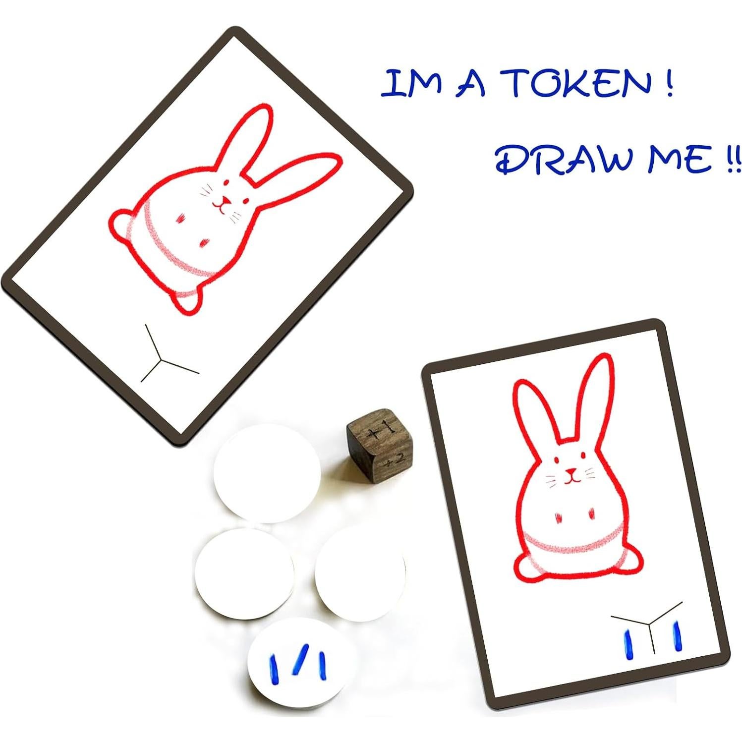 Paquete de 52 Tokens MTG Premium PVC Doble Cara 9.19x6.78cm