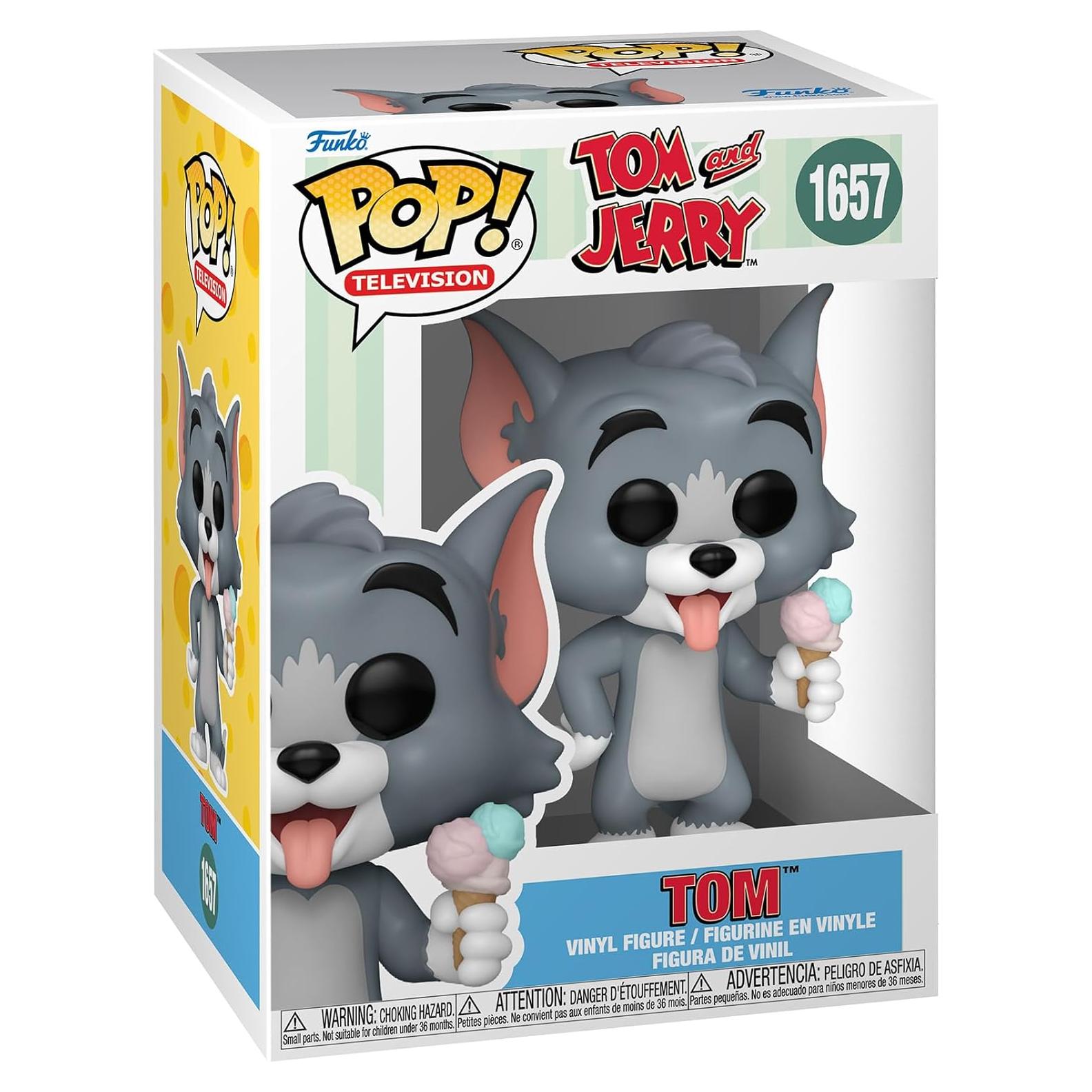 Figura de Vinilo Funko Pop Tom y Jerry - Tom 9.5 cm
