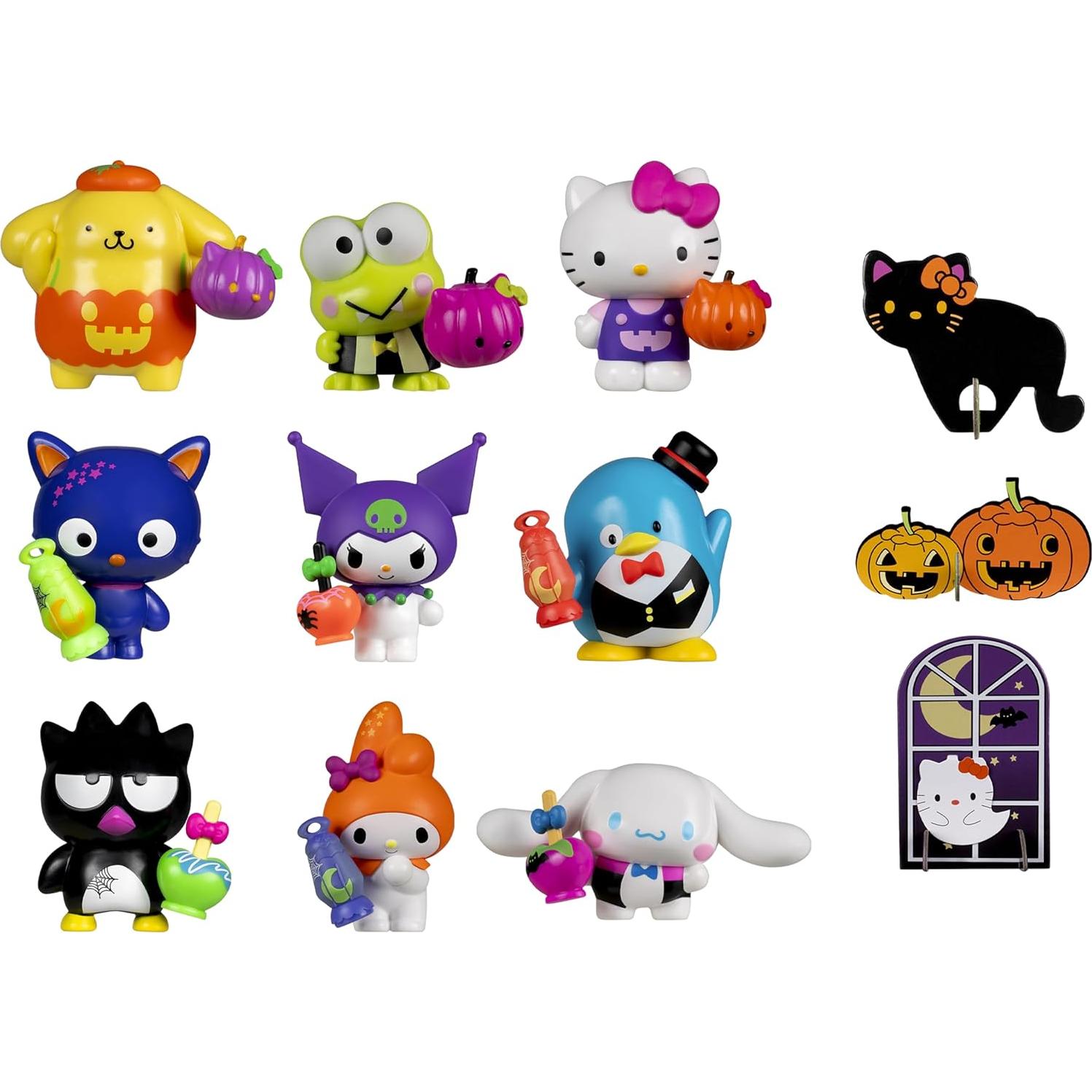 Calendario de Cuenta Regresiva Halloween Hello Kitty 9 Figuras 13 Sorpresas