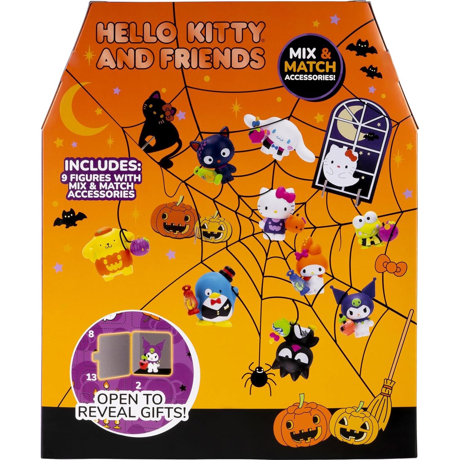 Calendario de Cuenta Regresiva Halloween Hello Kitty 9 Figuras 13 Sorpresas